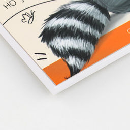 Скетчбук А5, 80 листов,твердая обложка, «Енот».