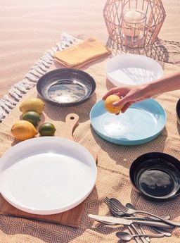 Блюдо для подачи ФРЕНДС ТАЙМ БЛЭК 29см МЕЗЕ - Luminarc фото 5