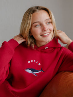 Толстовка женская Ocean Bordo - Captain's mate фото 18