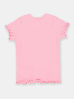 CRB wear/CSBG 63773-27-396 Футболка для девочки,розовый/Ex.Cherubino  фото 2