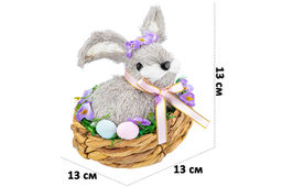 Пасхальное украшение 13*13*13 см "Кролик в гнезде"