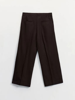 Брюки широкие из смесового льна ZR2605042114-27 / Zarina