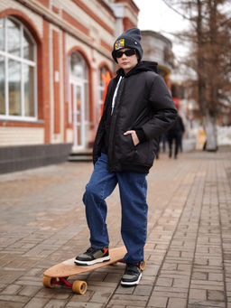 Бомбер демисезонный для мальчика Френд красный - Yollochka фото 22