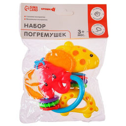 Набор погремушек Африка, 2 шт, Крошка Я  фото 5