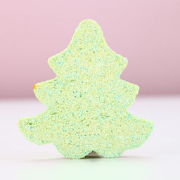 Бомбочка для ванны «Ёлка», 80 г, аромат ванили, Чистое счастье