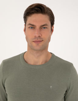 Ada _ay_ Slim Fit Bisiklet Yaka Basic Triko Kazak - Pierre cardin фото 2