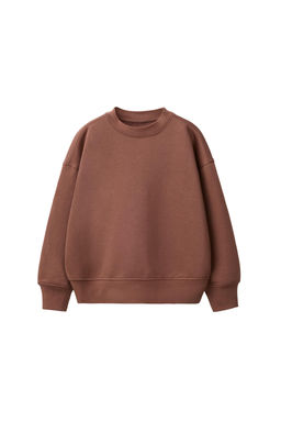 SUDADERA B?SICA TEXTO Y ETIQUETA / Marr?n - Zara фото 2