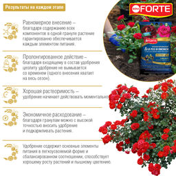 Компл. мин. удобр. "Bona Forte" Премиум Для роз с биодоступ.кремнием гранул.пролонгир., пак.2,5кг