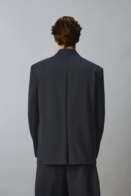 BLAZER TRAJE RELAXED FIT / Marino oscuro