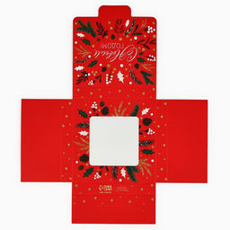 Цена за 5 шт. Коробка для шоколада новогодняя «С Новым счастьем», с окном, 10×1×10 см