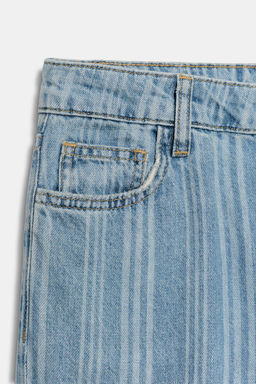 JEANS Z1975 STRAIGHT TIRO BAJO RAYAS / Azul medio - Zara фото 7