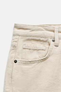 ZW COLLECTION STRAIGHT-LEG MID-RISE JEANS - Zara фото 6