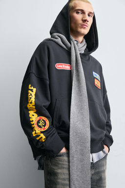 COMBINED PATCH HOODIE