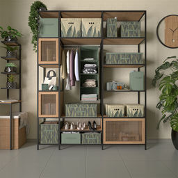 Короб стеллажный 2-х секционный, 50*30*20 см, GREEN, шт - Valiant фото 3