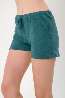 Шорты женские из кулирки Молодежные изумруд