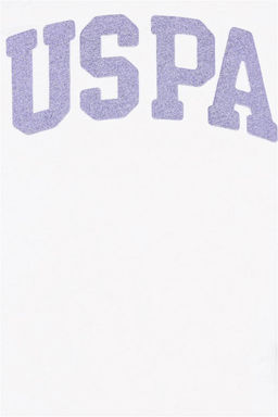 Белая базовая футболка для девочек - U.s. polo assn фото 3