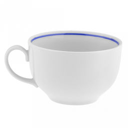 Чашка чайная фарфоровая Гуси 210мл, д8,5см, h6см, форма Янтарь, с блюдцем д14см, отводка краской (Россия) - Домашняя мода фото 3