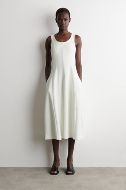 VESTIDO MIDI ESCULPIDO DE ALGOD?N - H&m фото 3
