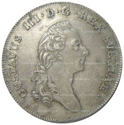 1 риксдалер 1781 года Швеция