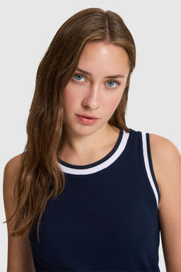 Kad_n Lacivert Bisiklet Yaka Ti__rt - U.s. polo assn фото 2