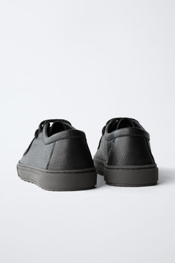 LEATHER SHOES WITH BINDING - Zara фото 14
