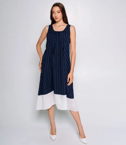 Платье #КТ807 (3), тёмно-синий