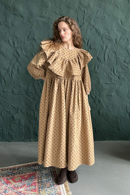 Платье женское STREET074/05/Песочный, черный