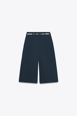 BELTED LONG BERMUDA SHORTS - Zara фото 5