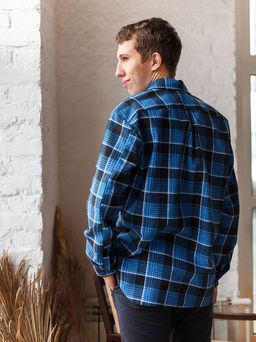 Мужская сорочка рубашка из фланели м36бт - Лето-текс фото 4