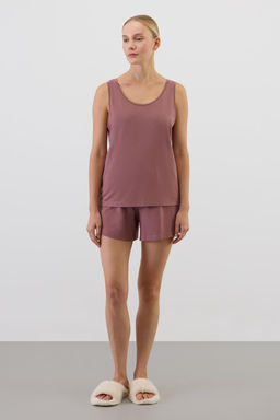 Е 20184/каштан пижама жен