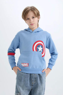 Толстая толстовка с капюшоном Marvel Avengers для мальчиков