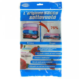 Вакуумный компрессионный пакет для хранения вещей 50х60см Весна с рисунком - микс, -75% плотный (Китай)