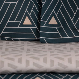 Постельное бельё Этель 2 сп Triangular illusion 175х215, 200х220, 70х70-2 шт, бязь, 125 г/м2  фото 9