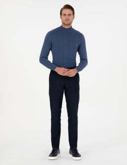Lacivert Ex. Slim Fit Kuma_ Pantolon