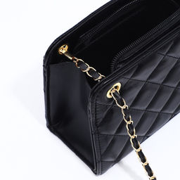 Сумка женская, клатч на молнии, цвет чёрный - Simaland фото 5