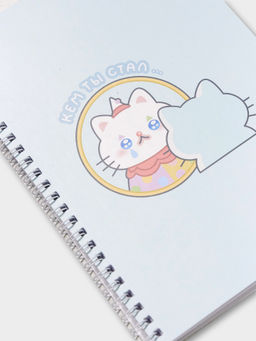 Блокнот котик на голубом Mark Formelle