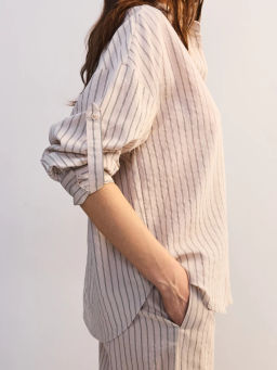 Блуза оверсайз из вискозы с длинным рукавом ZR2605012013-60 / Zarina