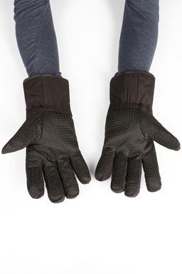 2-58 0708.С3 Перчатки мужские утепленные для сенсорных экранов - Almond фото 3