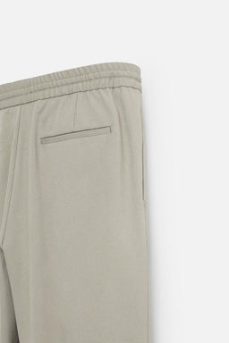 COMFORT FIT JOGGER WAIST TROUSERS - Zara фото 19