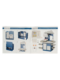 Игровой набор" Кухня" 22 предмета, вода из крана, 46 см