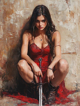 Картина по номерам на холсте и подрамнике 40х50 см