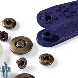 Кнопка PRYM 390355 Анорак колесо латунь d 20 мм 6 шт. под состаренную латунь