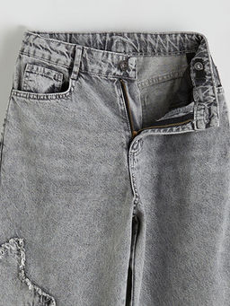 Wideleg K?z ?ocuk Jean Pantolon