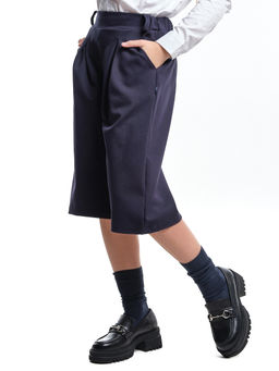 Кюлоты для девочки школьные 22-7319 синий - Mini maxi фото 10