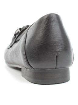 03-DCO117-1 BLACK Лоферы женские (натуральная кожа)