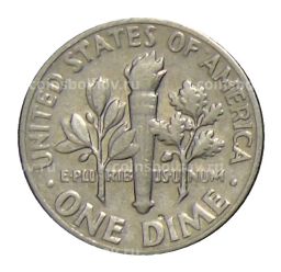 1 дайм (10 центов) 1968 года D США