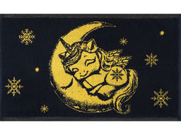 Полотенце махровое 6с104.411ж1 На луне(т.желтый) 67х40см