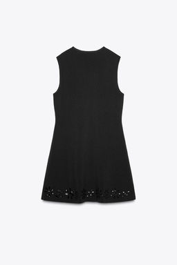 CUTWORK EMBROIDERY KNIT DRESS - Zara фото 8