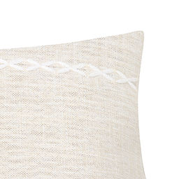 Наволочка декоративная Этель Косичка цвет молочный,45х45 см полиэстер  фото 8