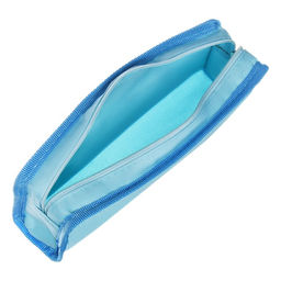 Пенал школьный на молнии Calligrata «Аниме», 2 отделения, голубой